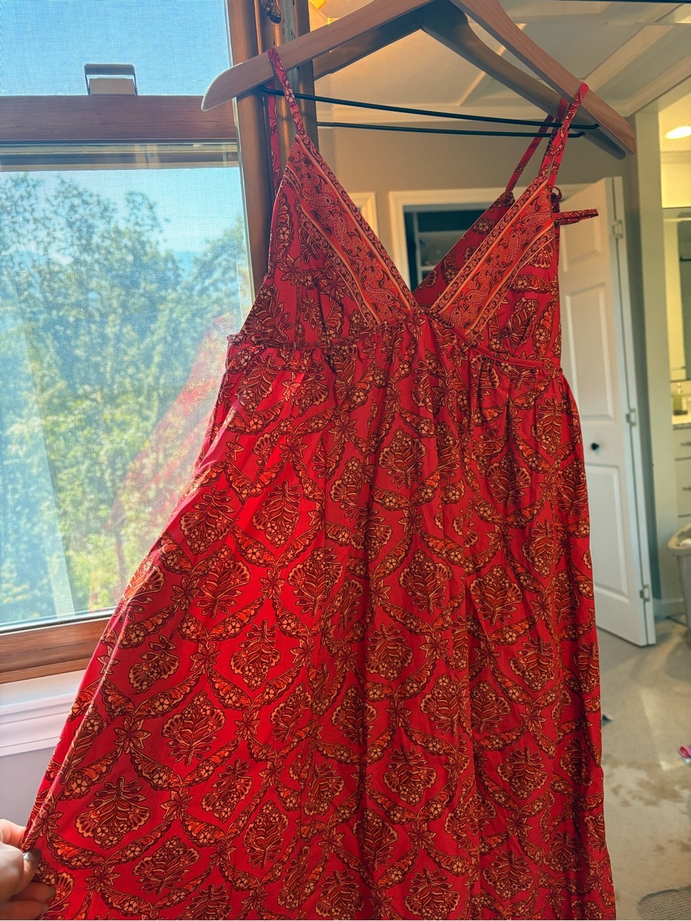 Free People 100% Cotton Printed Maxi Dress